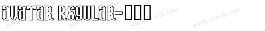 Avatar Regular字体转换